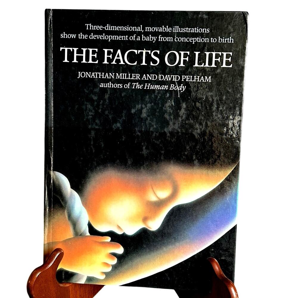 Vintage The Facts of Life 3D pop-up moveable pregnancy baby conception to birth